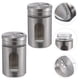 thumbnail image 4 of EeaseMX 2 tarros de especias de vidrio creativos, cajas de condimentos de vidrio, tarro de sal, botellas de especias, 4 of 7