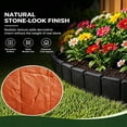 thumbnail image 3 of 2026 Upgraded Imitation Stone Garden Fence - DIY Garden Edging Border, Flexible Interlocking Landscape Edging, No Dig Small Decorative Lawn Edging, 3 of 5