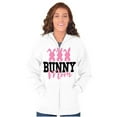 thumbnail image 4 of Cute Easter Bunny Mom Rabbit Tails Zip Hoodie Sweatshirt Women Brisco Brands S, 4 of 5
