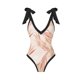 thumbnail image 2 of Gibobby Bañador de una pieza Bikini de talle para mujer Trajes de baño de dos piezas con realce sexy Traje de baño vintage Conjunto de bikini con estampa(Beige,M), 2 of 3