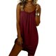 thumbnail image 5 of Moda Casual Cuello Redondo Correa Ajustable sin Mangas Vestido de Noche para Verano, Citas, Fiesta Y Uso en el Hogar, 5 of 6