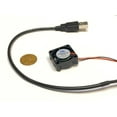 thumbnail image 2 of Smallzonex 2 Pieces 5V USB Connector 2510 Case Fan – High-Speed 25mm x 10mm Cooling Fan, 2 of 2