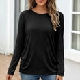 thumbnail image 6 of MexChoioe Womens Long Sleeve Tops Basic Tees Summer Outfits Early Fall Fashion Tunic Dressy Casual Blouses Trendy Sweatshirt for Women, 6 of 7