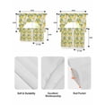 thumbnail image 5 of Lemon Swag Kitchen Curtains Sets for Windows 24 Inch Length, Farmhouse Fruit Rustic Country Summer Plant Short Window Curtain Panels Swags Valances and Tiers 3 Piece Set for Cafe/Dining Room, 5 of 5