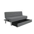thumbnail image 5 of Serta Windsor Futon with Storage and Power, Gray Fabric, 5 of 14