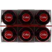 Coca-Cola Soda Pop Glass Bottles, 8 fl oz, 6 Pack