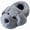 W237-Grey, variant on Cdudpw Big Kids Slippers for Boys Girls Winter Warm Cute Dog House Shoes Fuzzy Fun Cartoon Indoor Bedroom Footwear(W237-White)