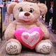 thumbnail image 2 of Pelucheria Oso Rechoncho Beige ILY con corazon Rosa, 2 of 5