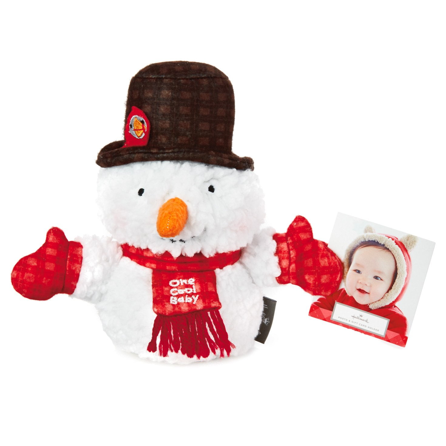 Hallmark Stuffed Snowman with Photo Clip