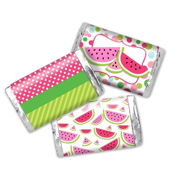 Fishing Birthday Mini Candy Bar Wrappers - 45 Stickers For Party Favors & Goodie Bags (1.4x2.6")