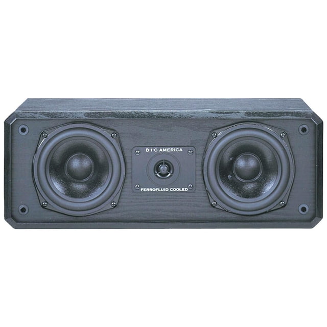 Bocina BIC Negro 125W de 2 Vías para Mesa o Estante