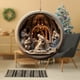 thumbnail image 3 of XWSHYW Decoraciones Navideñas Efecto 2024 Visión Estereoscópica de Navidad Bendición de Nacimiento Colgante Adornos Colgantes de Acrílico para Coche, 3 of 6
