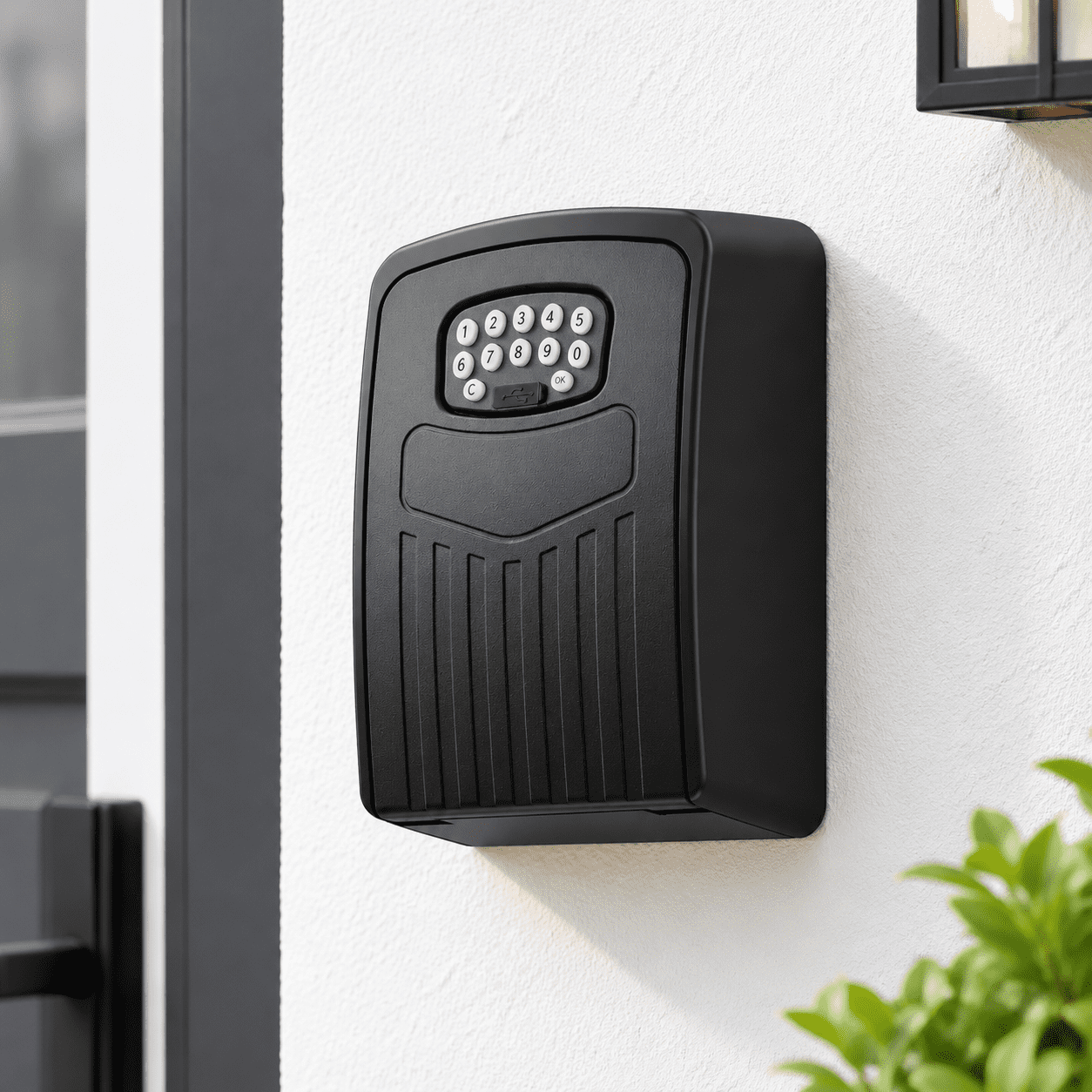 Smart Key Lock Box with App Control Digital Password Heavy Duty Metal Safe for Home Office