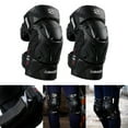 thumbnail image 1 of 2x K01-3 Motorcycle Knee Pads, Shock Resistant Knee for Motocross Racing Reflective Black, 1 of 10