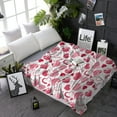 thumbnail image 4 of Yibo kiwi Blanket Flannel Soft and Comfortable Anti-static Bed Sofa Blanket, 4 of 7