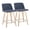 Blue Fabric, variant on Toriano Counter Stools for Kitchen Counter, Counter Height Chairs, Bar Stools Set of 2, Counter Height Stools, Counter Height Chairs, Bar Stools For Kitchen Island (Blue Fabric)