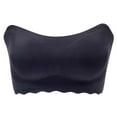 thumbnail image 4 of TrendVibe365 Invisible Bra Women Invisible Stretchy Scalloped Wireless Push up Tshirt Bralette Padded Multiway Convertible Straps Adjustable Strap Bustier Full Coverage Crop Cami Top Cute Lingerie, 4 of 8