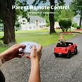 thumbnail image 3 of Hikiddo 4WD 2-Seater Electric Car for Kids, 24V 10Ah Ride on Toys Truck for Big Kids w/ Remote, 4x200W Motor - Red, 3 of 10