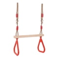 thumbnail image 5 of Columpio de Trapecio Sunnimix con Anillos de Plástico Rojo para Gimnasio, 5 of 5