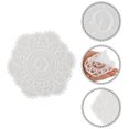 thumbnail image 3 of Unique Bargains 1 Pc Durable Embroidery Drink Coaster White, 3 of 5