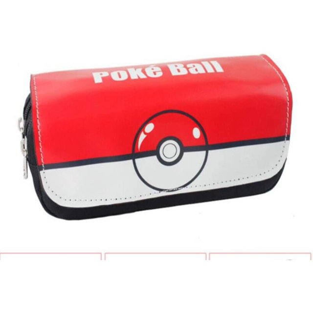 Veeki 1 unids nuevo lindo dibujos animados anime lona lápiz bolsa cremallera impermeable lápiz estuche titular papelería caja cosmética bolsa almacenamiento oficina escuela estudiante