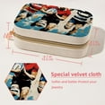 thumbnail image 5 of Rugby Velvet Portable Earring Organizer with Removable Compartment - Gift Jewelry Box/Jewelry Boxes - Jewelry Display, 5 of 7