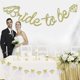 thumbnail image 4 of Golden Bride Become Banner Sign Double Sided Glitter Paper Decorative Supplies, 4 of 4