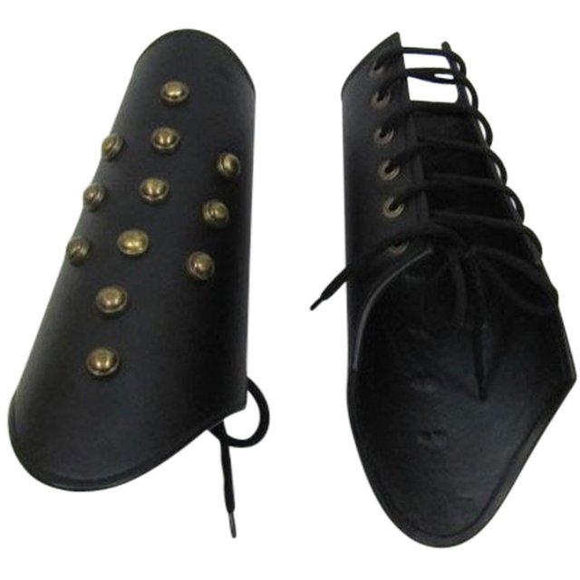 INDIA OVERSEAS TRADING CORP Faux Leather, Bracers - Hand Guard Set