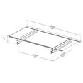 thumbnail image 4 of Palram - Canopia Bremen Acrylic Awning Gray/Clear, Multiple Sizes, 4 of 7