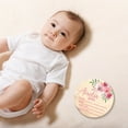 thumbnail image 3 of Birth Announcement Plaque Engraved Ornamental Cute Baby Name Reveal Sign Keepsake for Photo Props, 3 of 7