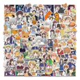 thumbnail image 1 of Paquete mixto de 100 pegatinas de anime, paquete de pegatinas de anime, artículos de anime, decoración de habitación de anime., 1 of 5