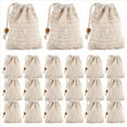 thumbnail image 2 of Paquete de 40 Bolsas Exfoliantes de JabóN, Bolsa de JabóN de Malla de Sisal Hecha con CordóN para Uso en BañO y Ducha, 2 of 10