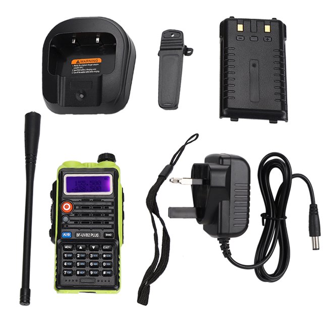 Walkie Talkie Sincero BF-UVB2PLUS inalámbrico bidireccional VHF con batería de iones de litio AU 100-240 V