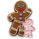thumbnail image 1 of Cortador de Galletas Navideño de Gengibre, Molde de Plástico Rosa, 8.6 x 7.4 cm, Diseño Festivo para Repostería, Herramienta de Decoración para Galletas Tradicionales, 1 of 4
