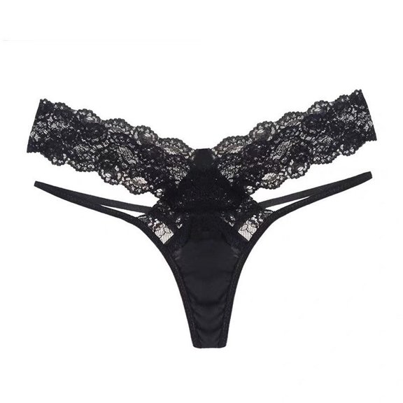 Lace Panties for Women Sexy Underwear Low Rise Briefs Floral Lace Panties 1-4 Pack Cheeky Underwear for Women Underwear Cotton Sexy Lace Bikini Panties Ladies Underwear Panties