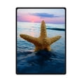 thumbnail image 1 of RYLABLUE Couverture Polaire Étoile de Mer Couverture 58x80 Pouces, 1 of 1