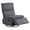 Grey, variant on Gymax 360-Degree Nursery Reclining Rocker Chair w/Cushioned Back Seat Footrest for Bedroom Beige