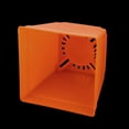 thumbnail image 3 of Maceta Cubeta Cubo Hueco De Plástico En Forma Cuadradas Con Soporte Para La Oficina Hogar Hoteles 4 X 4 Pulgada 10 Piezas naranja Unique Bargains, 3 of 4
