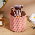 thumbnail image 2 of LShunze Makeup Brush Holder 360° Rotating Makeup Organizer 5 Slot Makeup Brushes Cup Pen Holder for Vanity Decor, Desk Storage Container, Bathroom Countertops, 2 of 7