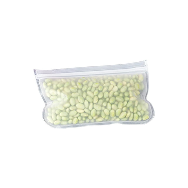 (Petite Taille 22*13.5cm) EVA Sac de Conservation Alimentaire Réfrigérateur Sac de Stockage Alimentaire Fruits Légumes Sac de Scellement Alimentaire Réutilisable