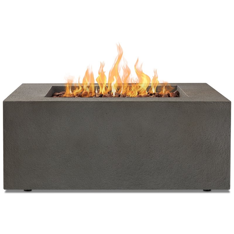 Real Flame Baltic 36 5 Square Propane, Real Flame Baltic Fire Pit