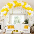thumbnail image 4 of Globos de látex JKGOO de 10 pulgadas, amarillos y blancos (80 unidades), 4 of 7