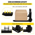 thumbnail image 3 of VEVOR 3 Point Hitch Pallet Fork 2000lbs, Fork Attachment for Category 1 Tractor, 25.5''x22''x41'', Steel Tractor Heavy Equipment Attachment, for Tractor, Skid Steer Loader, 3 of 9