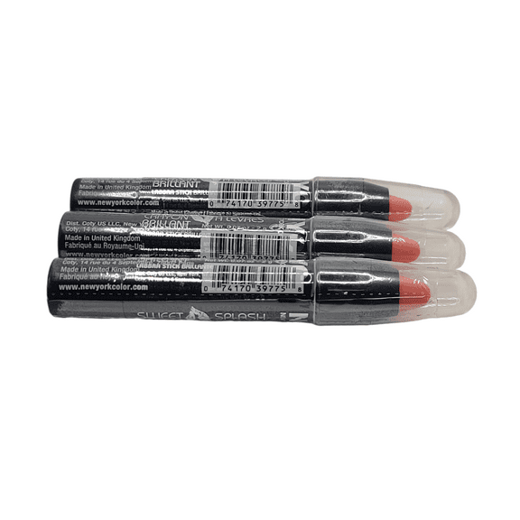 3 Pack NEW NYC Sweet Splash Gloss Stick - 481 Mango Punch