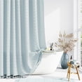 thumbnail image 2 of Modern Shower Curtain with Tassel, Washable Tubs Boho Geometric Bathroom Shower Curtain with Hooks, 72"x72", 2 of 3