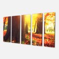 thumbnail image 2 of Arbres d'Automne en Plein Soleil - Grande Toile d'Art Paysager, 2 of 3