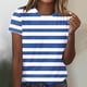 thumbnail image 2 of Tops de Algodón para Mujeres Impreso Cuello Redondo Mangas Cortas Casual, Camiseta para el Hogar Y el Uso Diario, 2 of 4