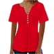thumbnail image 2 of Fiudx Camisas de Mujer Top Corto con Botones y Cuello En V Estampado para Mujer, 2 of 3