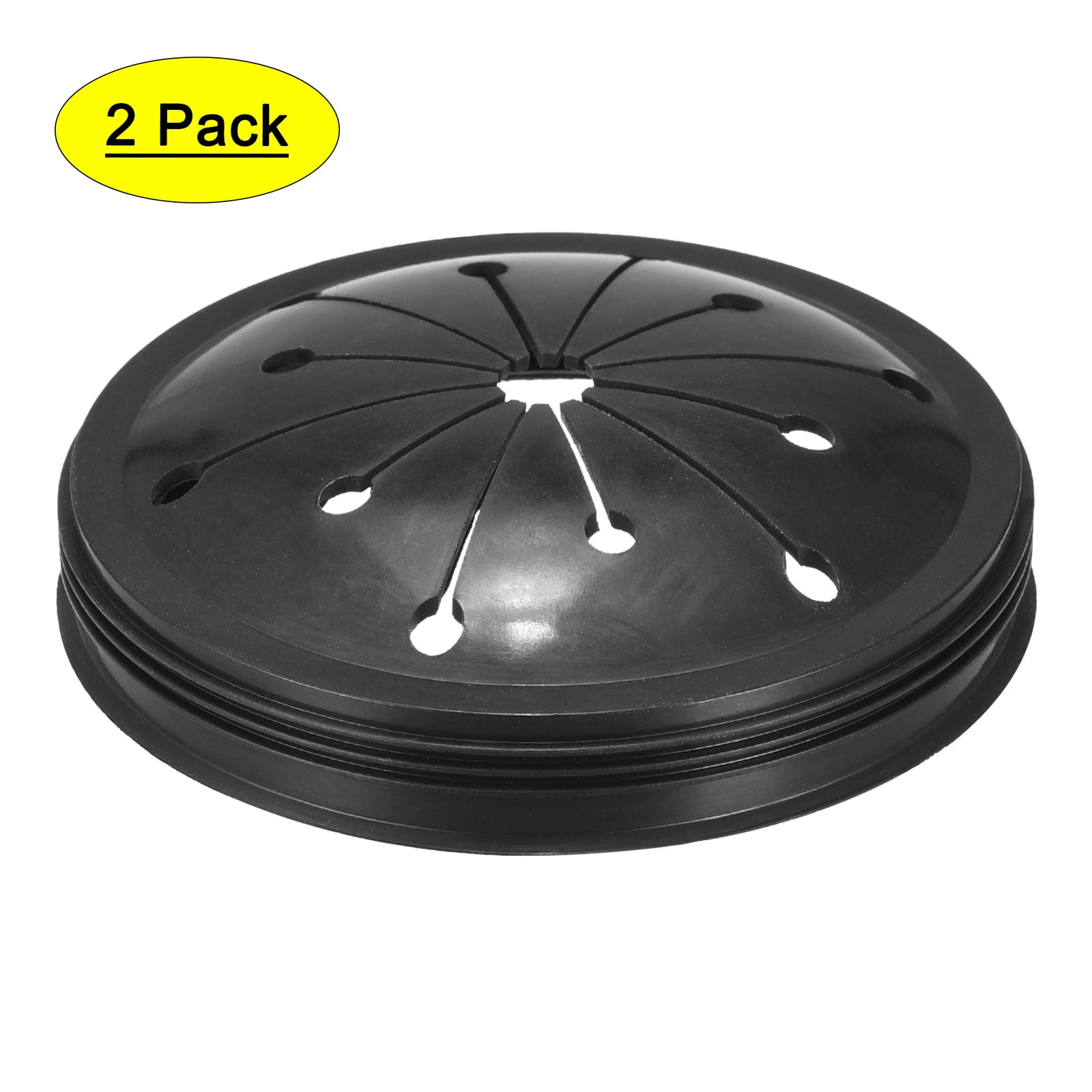 Uxcell Garbage Disposal Splash Guard Sink Baffle, Food Waste Disposer Accessories, 3 1/8 Inch 2pack
