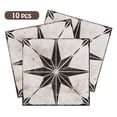 thumbnail image 2 of 10 PCS Peel and Stick Floor Tile, 6"x6" Vinyl Moroccan Style Floor Tiles, Removable and Waterproof Flooring Tiles for Renters, Stick on Floor Tiles for Bathroom, Kitchen, Staircase, 2 of 9